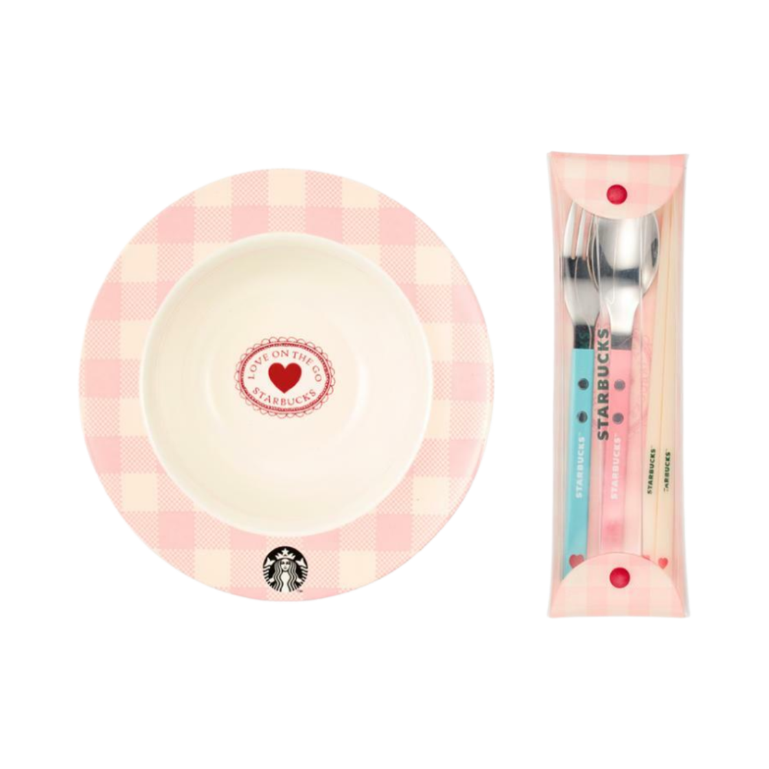 스타벅스 디어러브 볼 앤 커트러리 세트(Starbucks DearLove Bowl & Cutlery Set) - 2