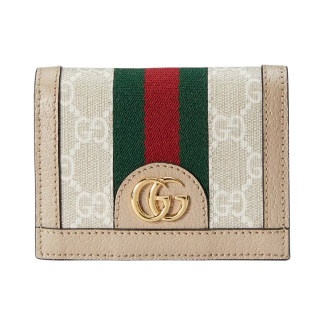 523155-UULAG-9682 Gucci Ophidia GG Card Case Wallet Beige White
