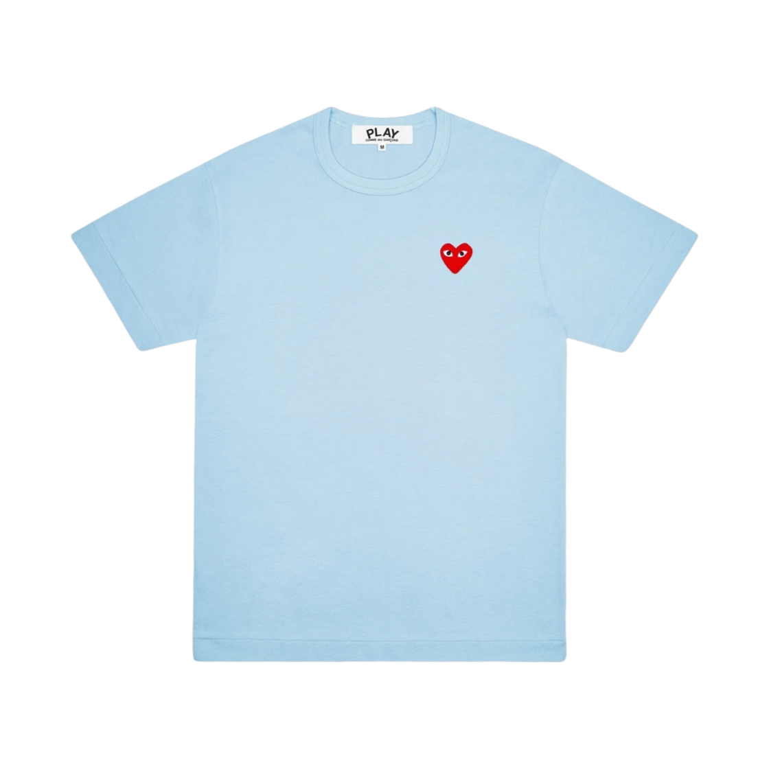 AZ-T271-051-1 (W) Play Comme des Garcons Red Heart T-Shirt Blue