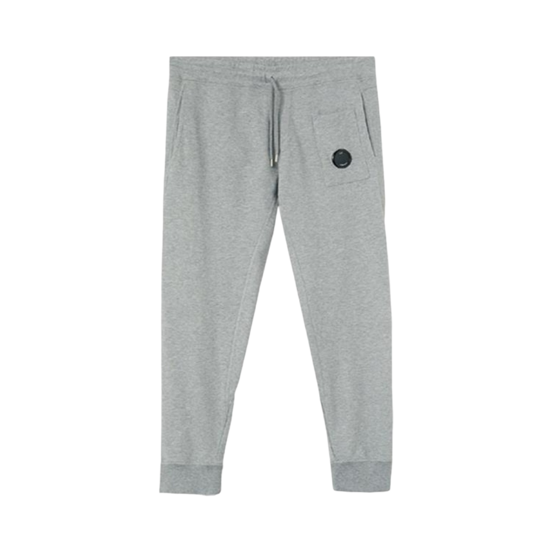 10CMSP156A002246GM93 C.P. Company Light Fleece Garment Dyed Lens Sweatpants Grey Melange - 21SS