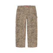 Supreme Moleskin Double Knee Painter Pants Leopard - 22FW