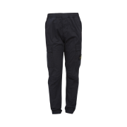 Stone Island 31310 Supima Cotton Twill Stretch TC Regular Tapered Fit Jogger Cargo Pants Navy Blue - 24FW