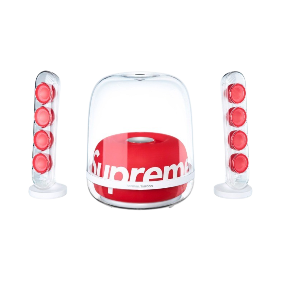 슈프림 x 하만카돈 사운드스틱 화이트 (국내 정식 발매 제품) - 23FW(Supreme x Harman Kardon Soundsticks White (Korean Ver.) - 23FW)