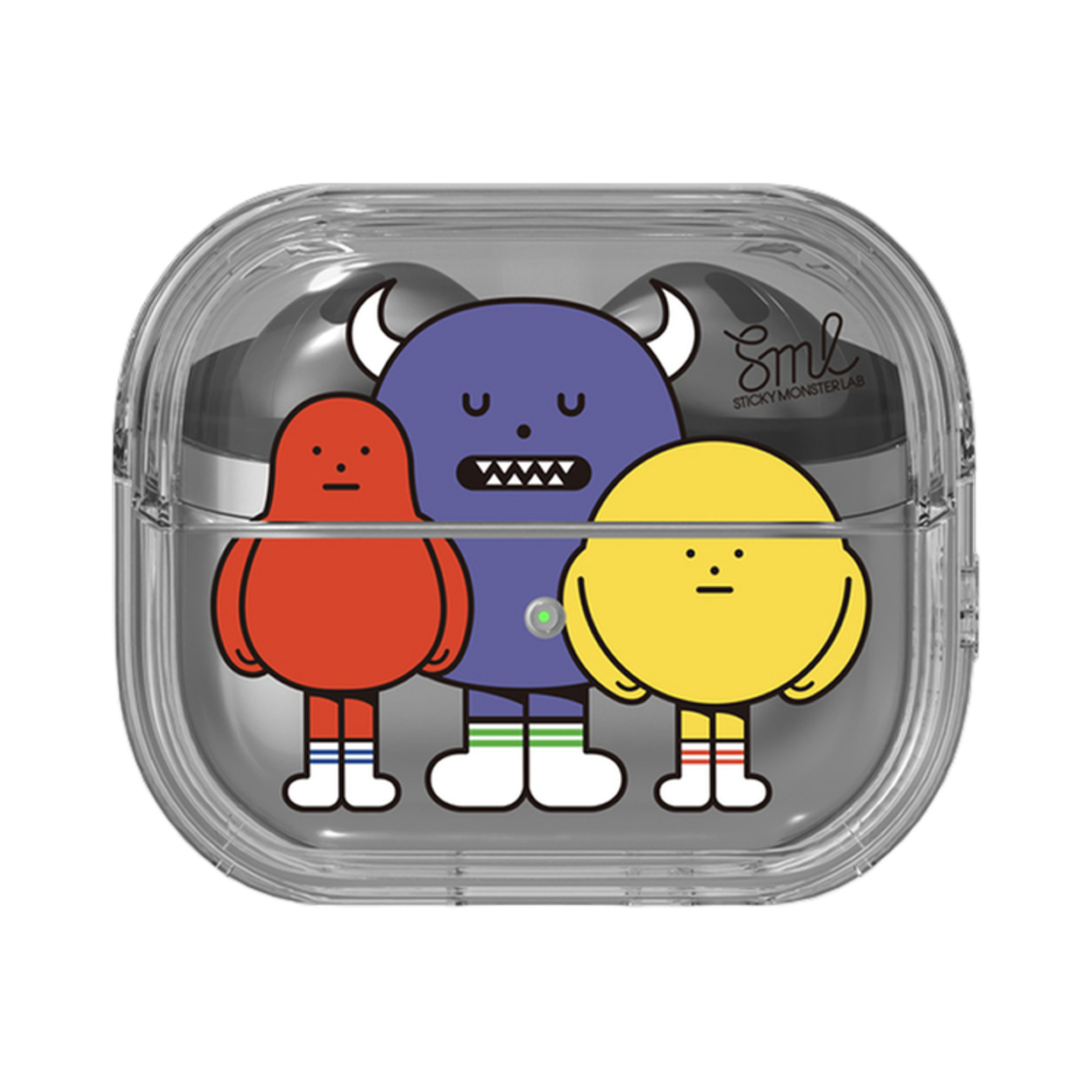 8800240237363 SLBS Sticky Monster Lab Friends Clear Cover For Galaxy Buds3 Pro