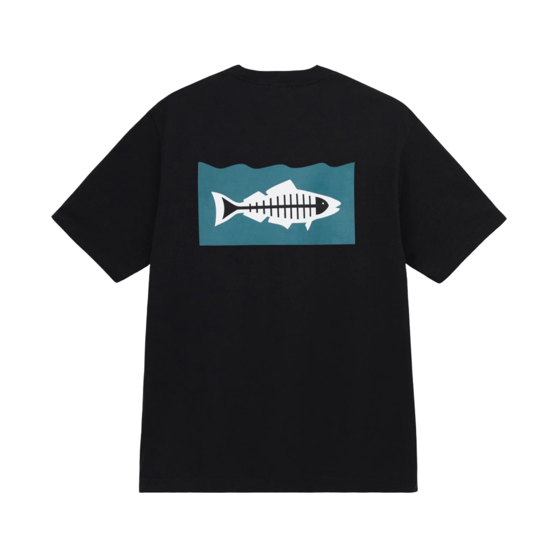 스투시 x 힐 더 베이 피그먼트 다이드 티셔츠 블랙