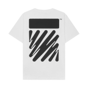 Off-White Wave Diag Slim S/S T-Shirt White
