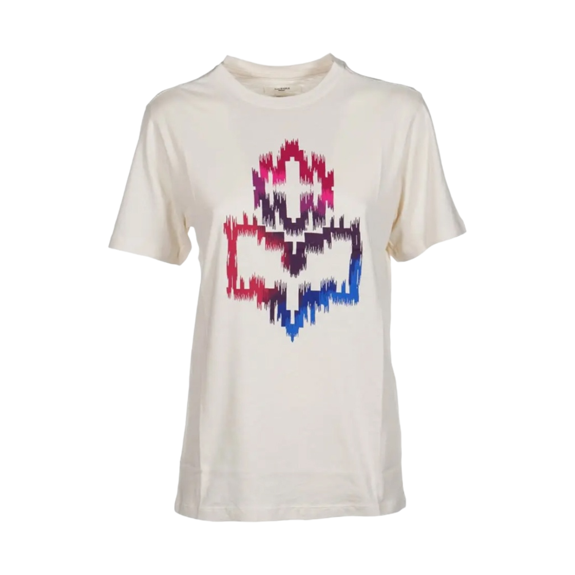 (W) 이자벨 마랑 즈웰 로고 크루넥 티셔츠 에크루 - 22FW((W) Isabel Marant Zewel Logo Crewneck T-Shirt Ecru - 22FW) - 1