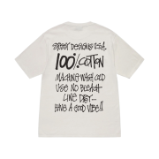 Stussy 100% Pigment Dyed T-Shirt Natural