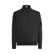 C.P. Company Light Fleece Half Zipped Sweatshirt Black - 23FW