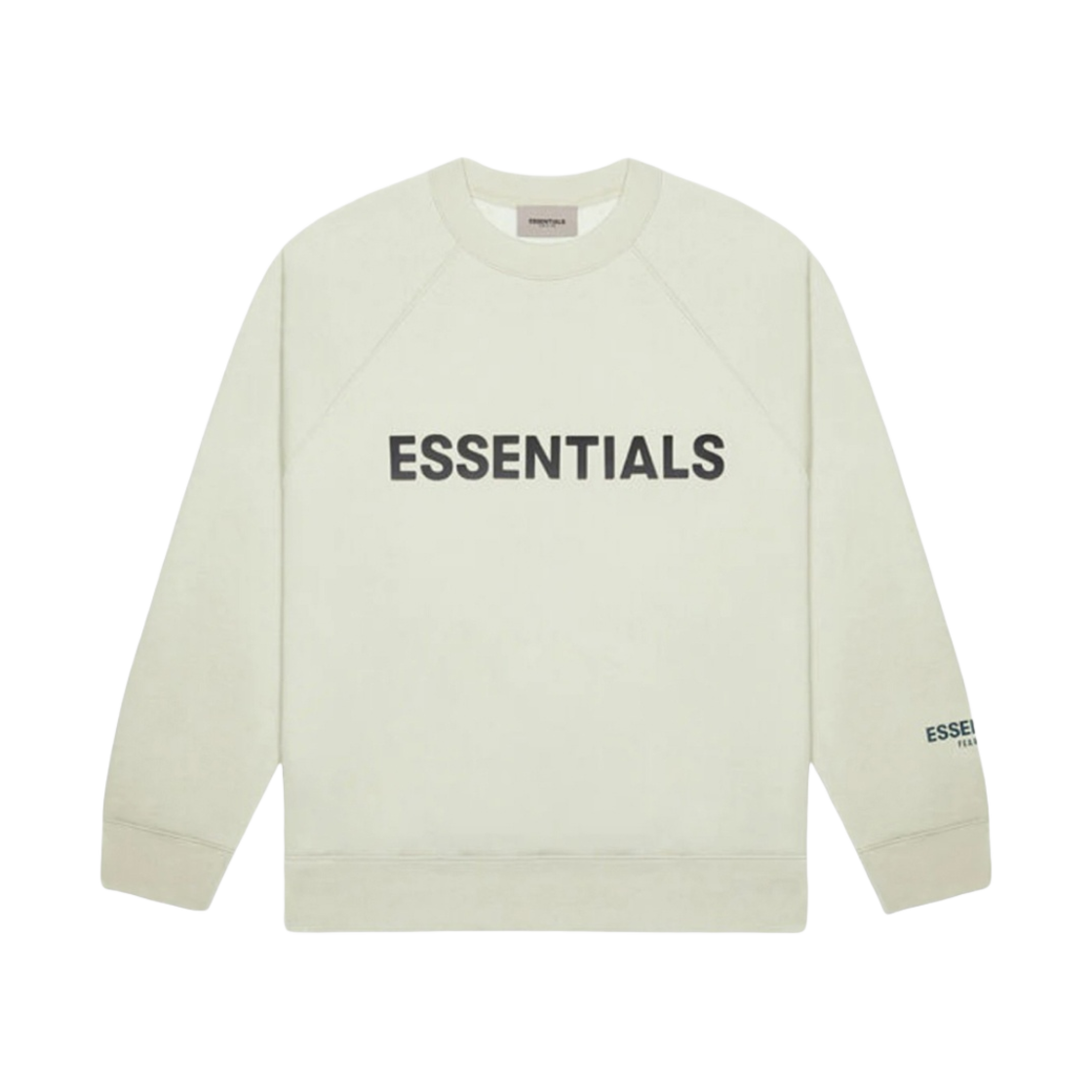 에센셜 3D 실리콘 아플리케 크루넥 알파파 세이지 - 20FW