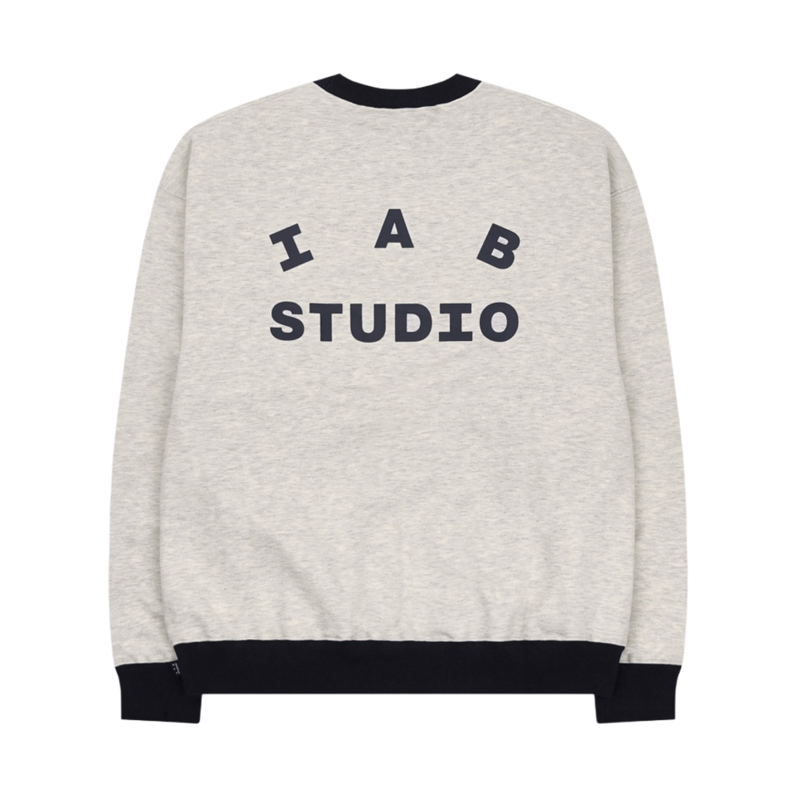 아이앱 스튜디오 스웨트셔츠 오트밀 네이비(IAB Studio Sweatshirt Oatmeal Navy)