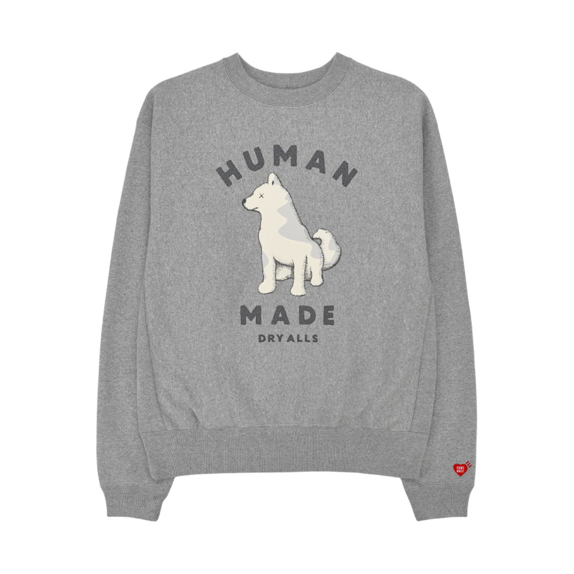 휴먼 메이드 x 카우스 스웨트셔츠 #2 그레이 - 서울 스토어 한정(Human Made x Kaws Sweatshirt #2 Gray - Seoul Store Exclusive)