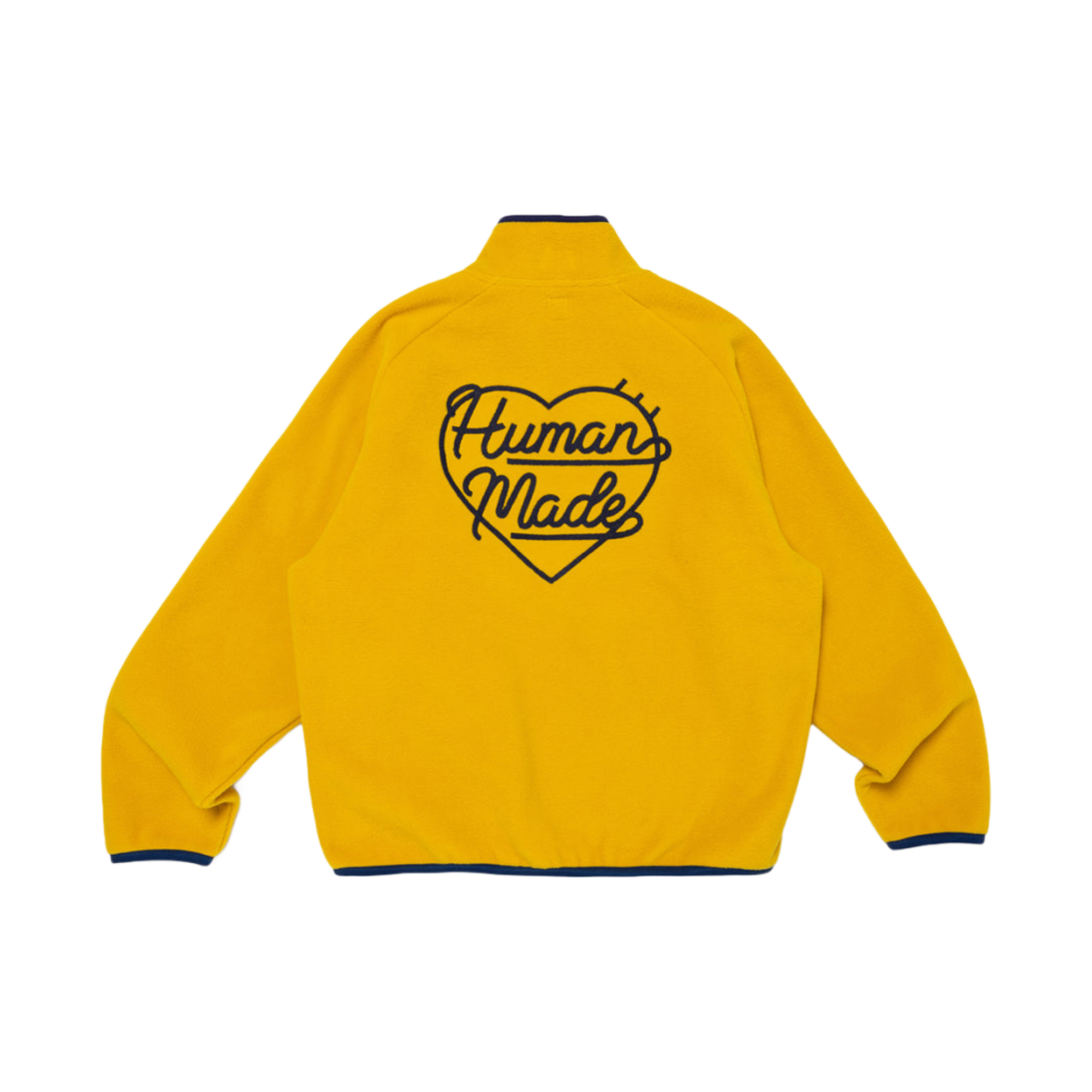 HM28CS019 Human Made Fleece Half-Zip Pullover Yellow