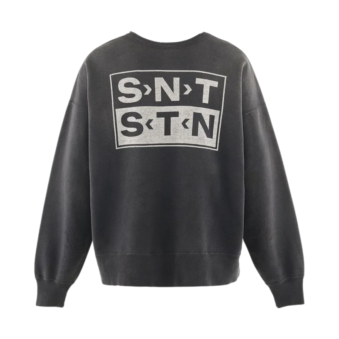 세인트 마이클 세인트 크루 스웨트셔츠 블랙 - 24AW(Saint Mxxxxxx Saint Crew Sweatshirt Black - 24AW) - 2