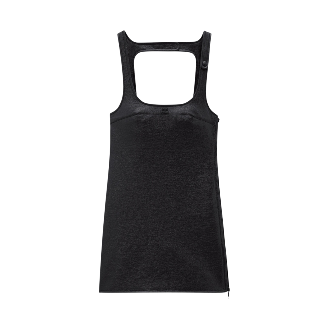 (W) 꾸레쥬 로브 트라피즈 바이닐 리에디션 블랙