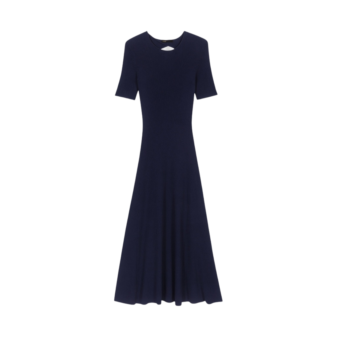 (W) 마쥬 롱 컷 아웃 니트 드레스 블랙((W) Maje Long Cut Out Knit Dress Black)