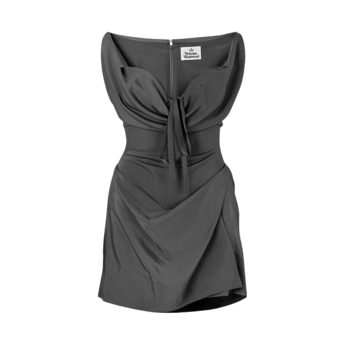 (W) 비비안 웨스트우드 이보나 코르셋 미니 드레스 그레이((W) Vivienne Westwood Iwona Corset Mini Dress Grey) - 1