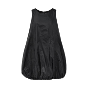 Amomento Women Nylon Volume Mini Dress Black - 25SS
