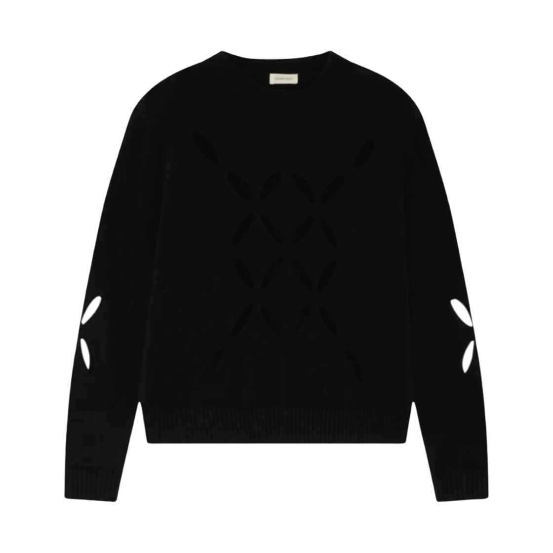 스테판 쿡 슬래쉬 점퍼 블랙(Stefan Cooke Slashed Jumper Black)