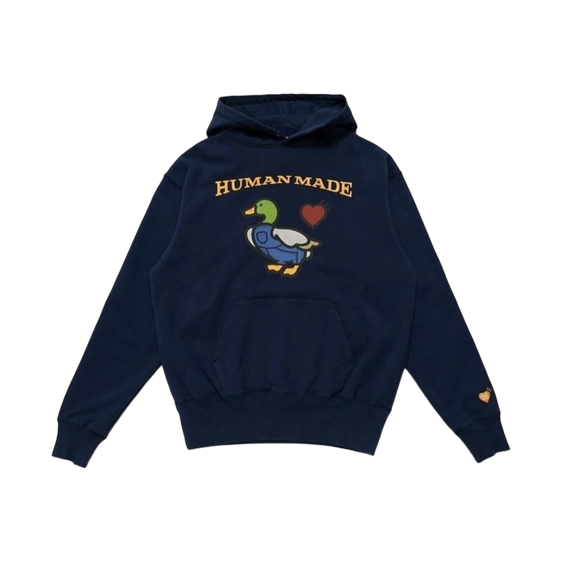 HM23CS013 Human Made Duck Hoodie Navy