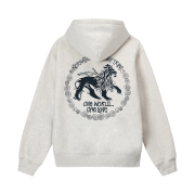 Stussy Ist Lion Hood Ash Heather