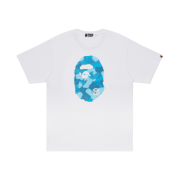 BAPE Radiation Camo Big Ape Head T-Shirt White