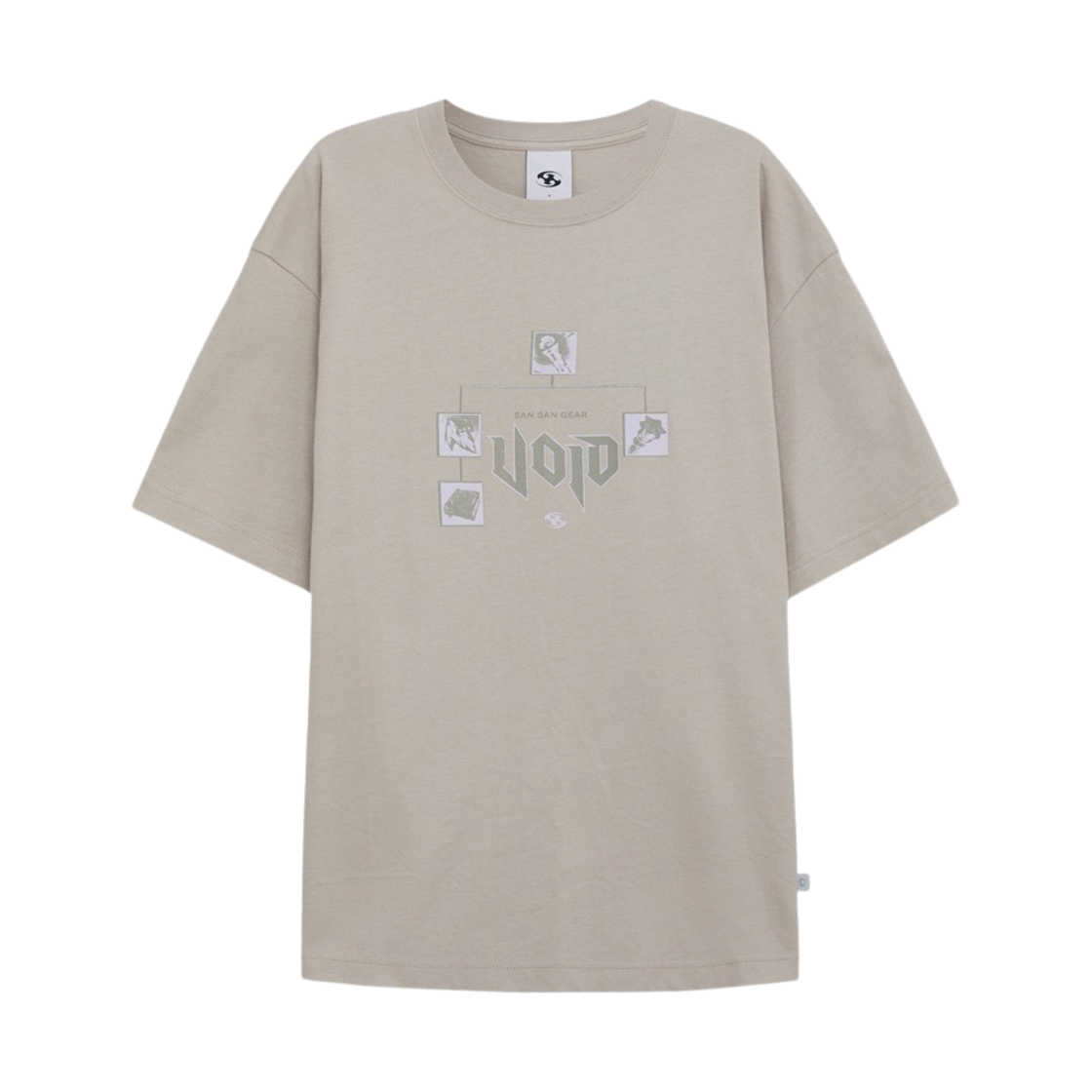 関税/送料込★SANSAN GEAR X LOL★[24FW] BARON PIT T-SHIRT SANSAN GEAR】Sansan Gear x LOL Baron Pit T-Shirt Warm Grey