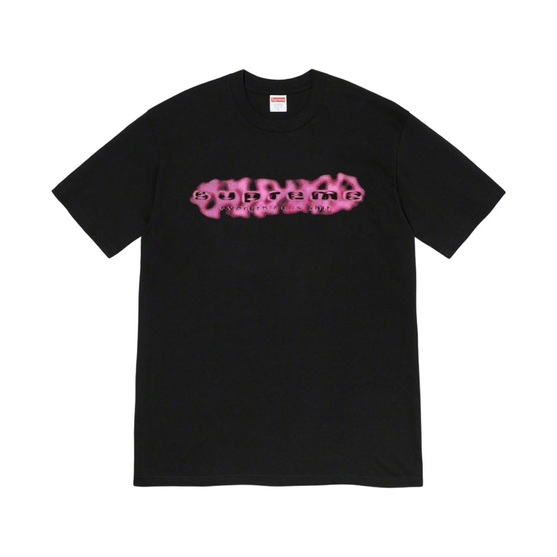 - Supreme Everything Is Shit T-Shirt Black - 20SS