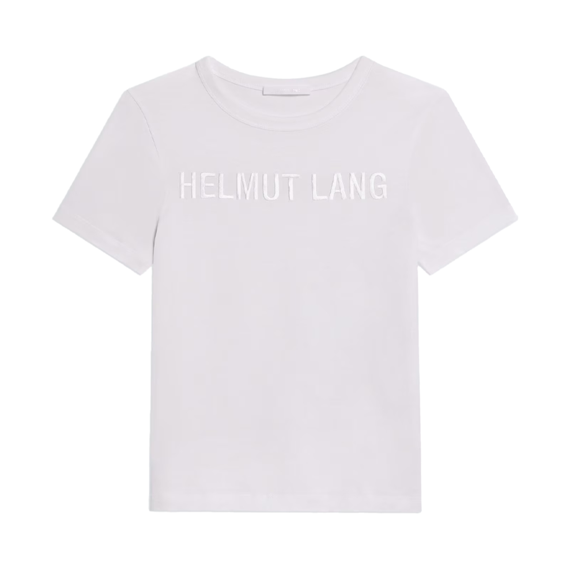 헬무트 랭 우먼 로고 슬림 티 화이트 - 25SS(Helmut Lang Women Logo Slim Tee White - 25SS)