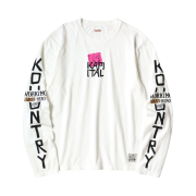 Kapital 20 Tenjiku Cotton Crewlon Peckish Kap Pt T-Shirt Pink