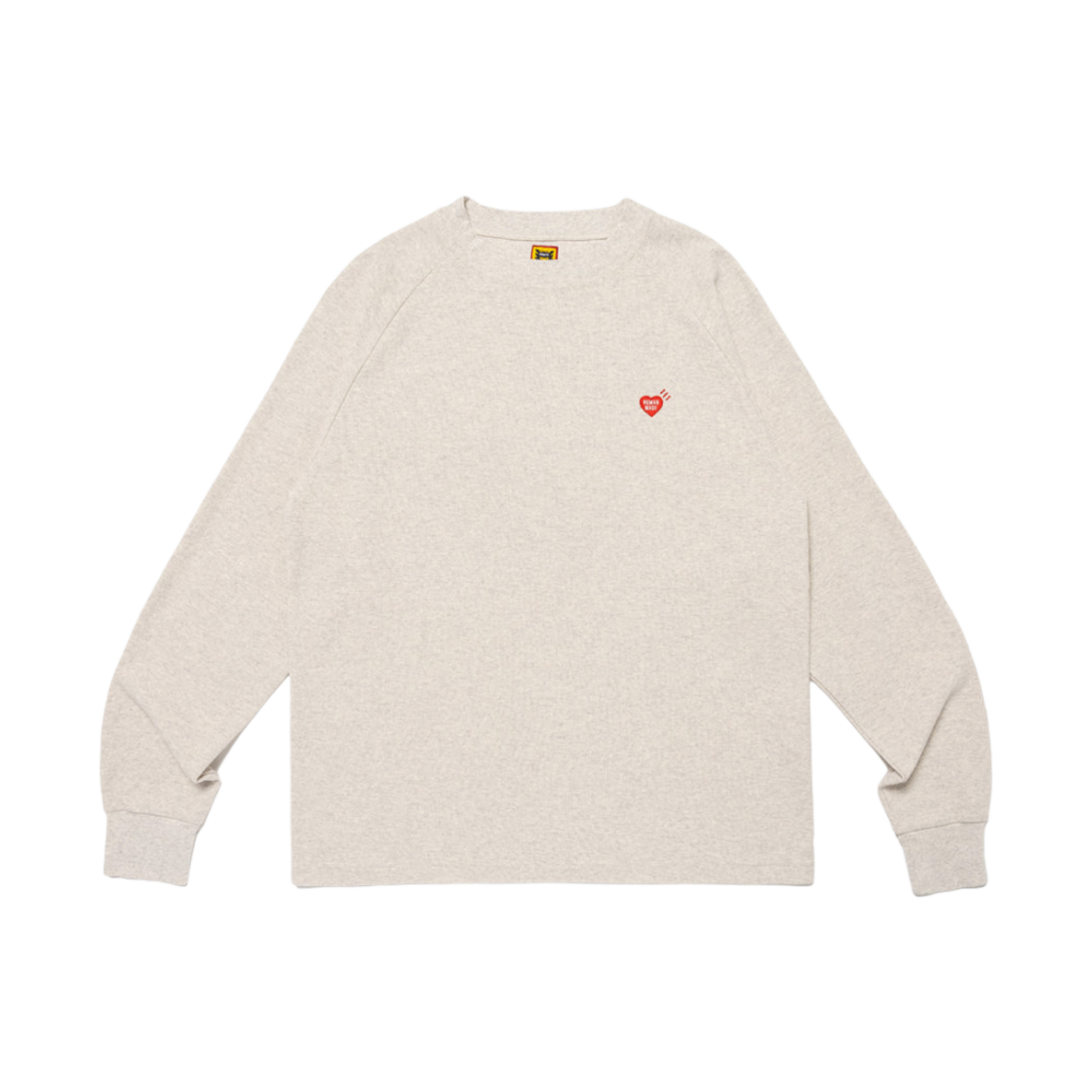 휴먼 메이드 래글런 슬리브 롱슬리브 티셔츠 화이트(Human Made Raglan Sleeve L/S T-Shirt White) - 2