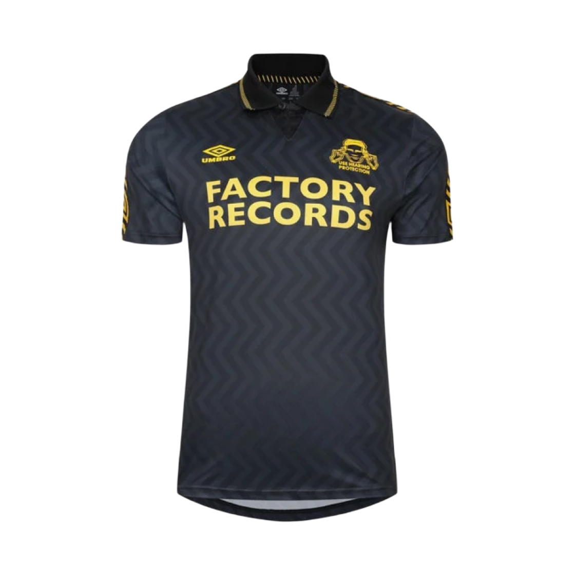 엄브로 팩토리 레코드 어웨이 저지 블랙(Umbro Factory Records Away Jersey Black)