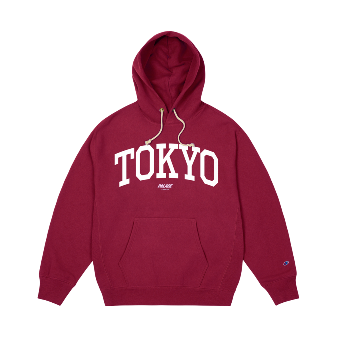 팔라스 x 챔피온 샵 후드 도쿄 버건디 - 24FW(Palace x Champion Shop Hood Tokyo Burgundy - 24FW)