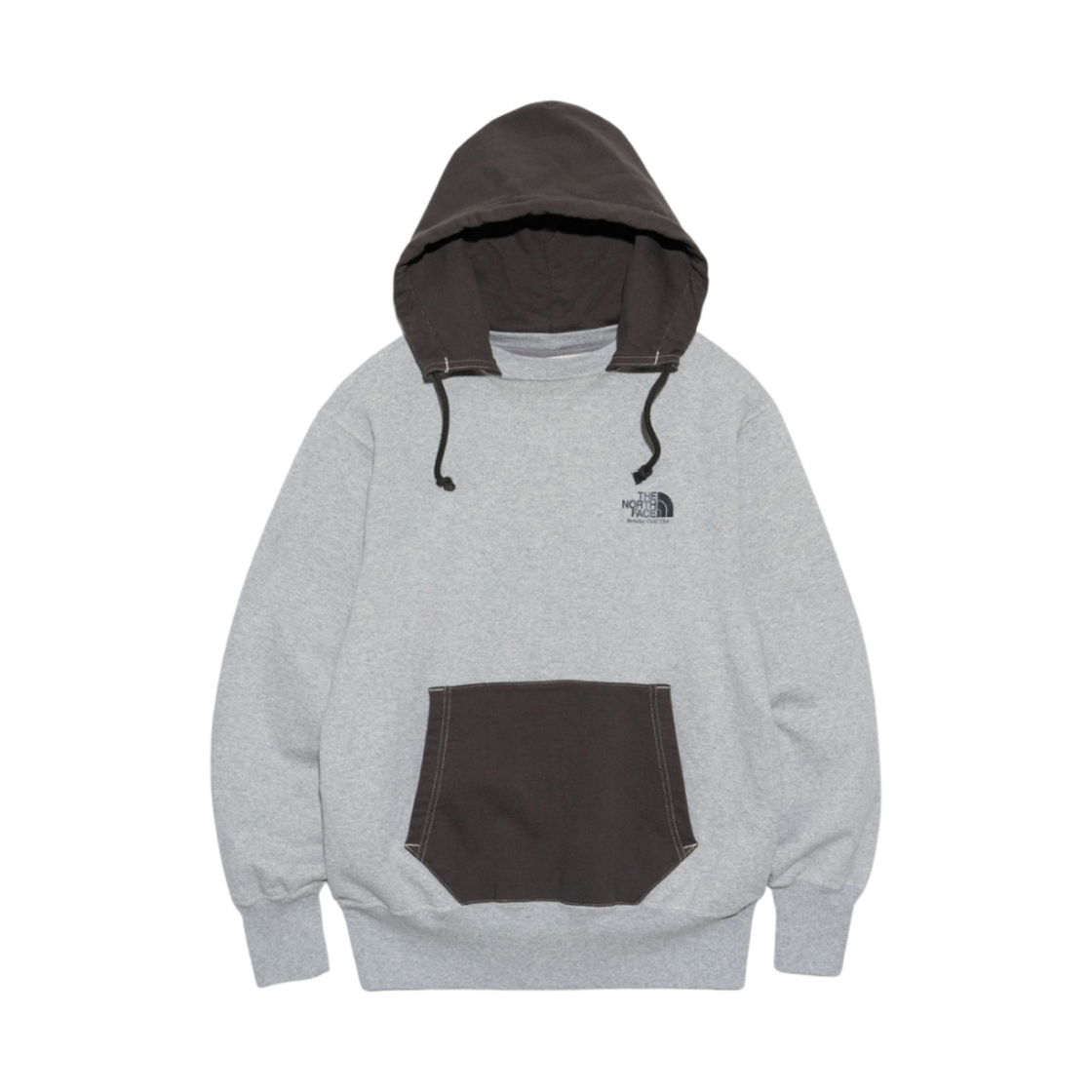 NT6400N The North Face Purple Label Field Graphic Hoodie Mix Gray