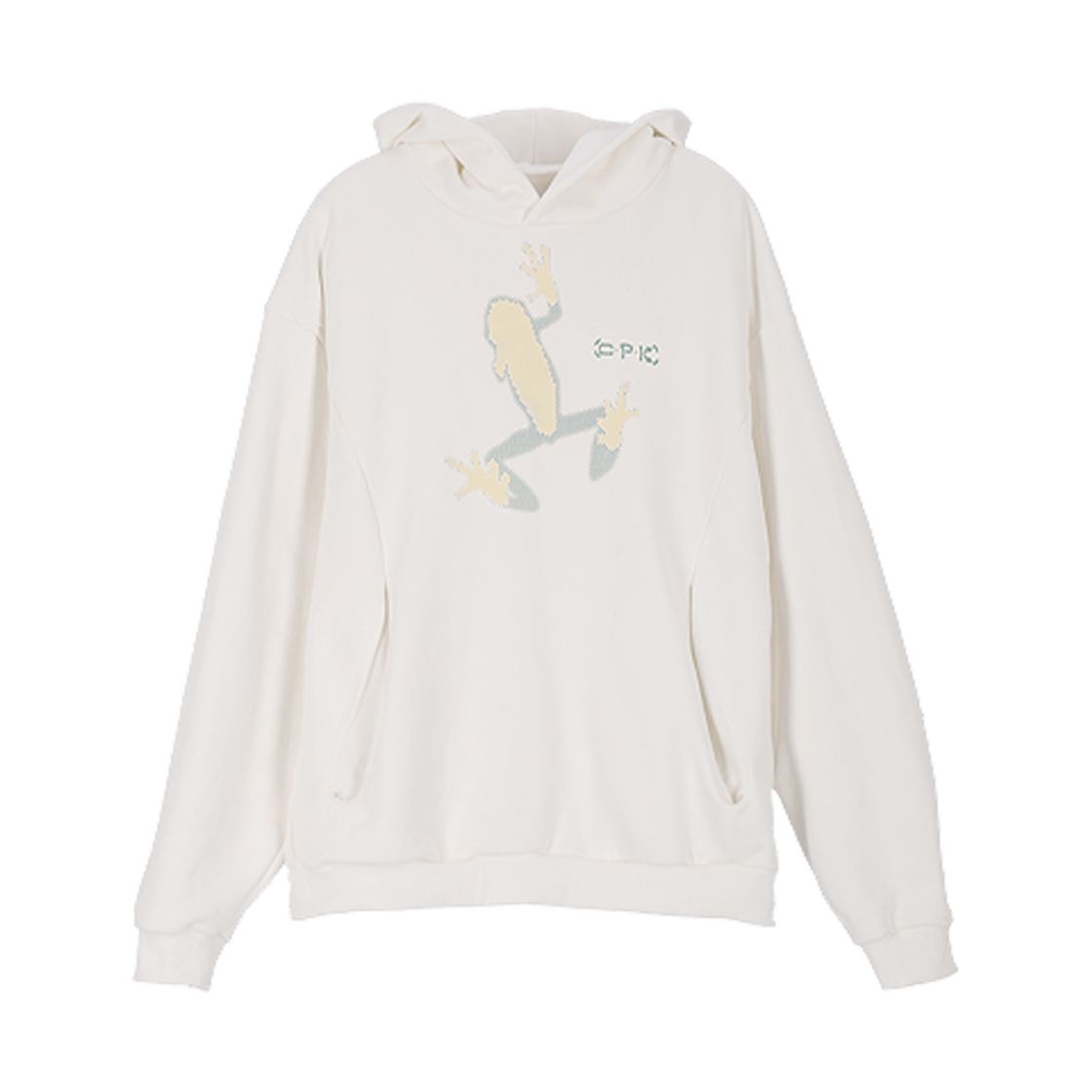 코스트퍼킬로 릴렉스핏 후디 화이트