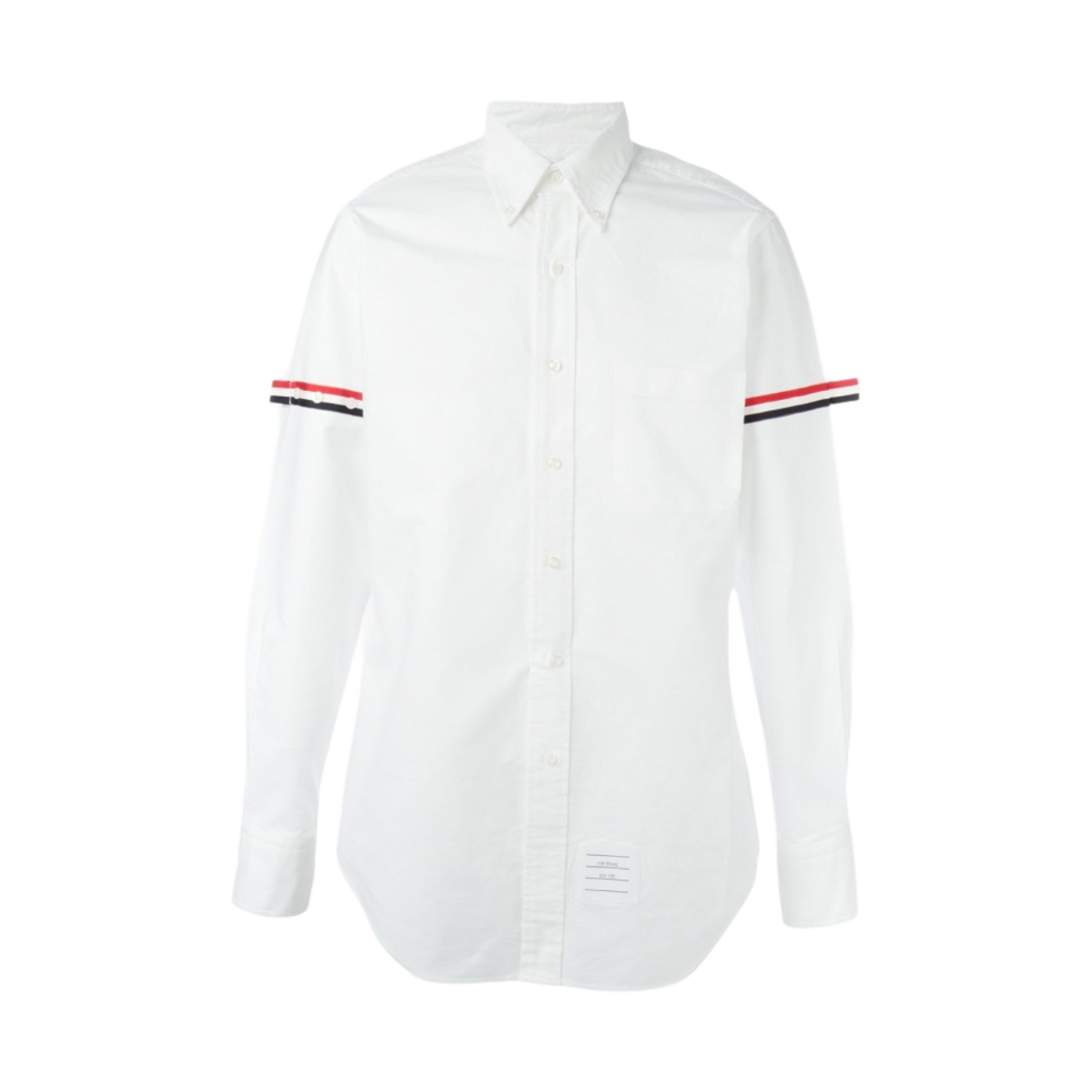 톰브라운 옥스포드 그로그랭 암밴드 클래식 셔츠 화이트(Thom Browne Oxford Grosgrain Armband Classic Shirt White)