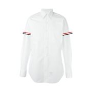 Thom Browne Oxford Grosgrain Armband Classic Shirt White