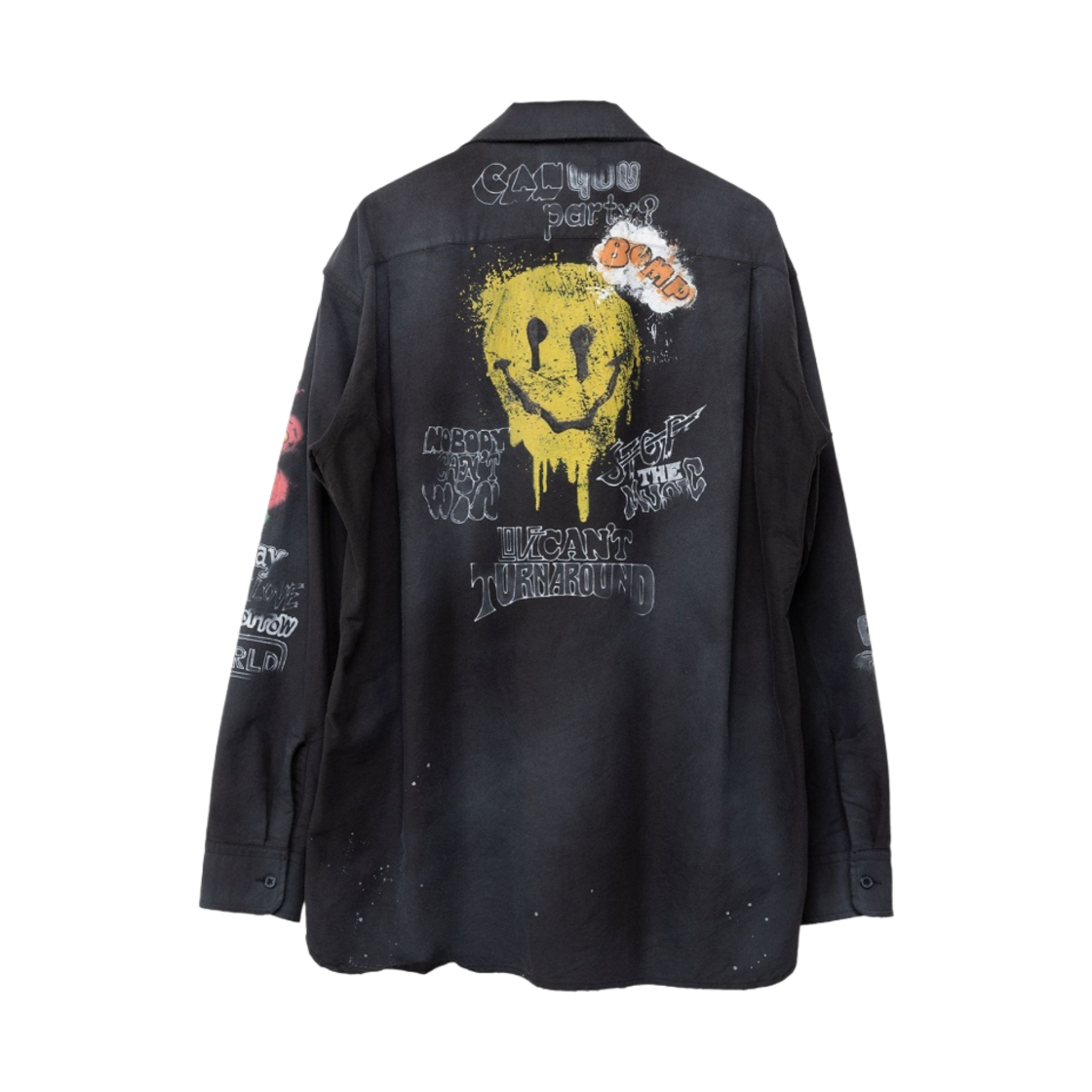메종 미하라 야스히로 디스트레스드 셔츠 블랙(Maison Mihara Yasuhiro Distressed Shirt Black) - 2