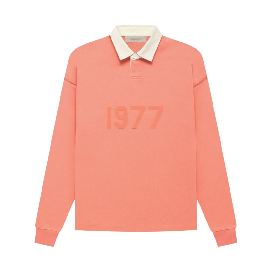 에센셜 1977 헨리 럭비 롱슬리브 폴로 코랄 - 22FW