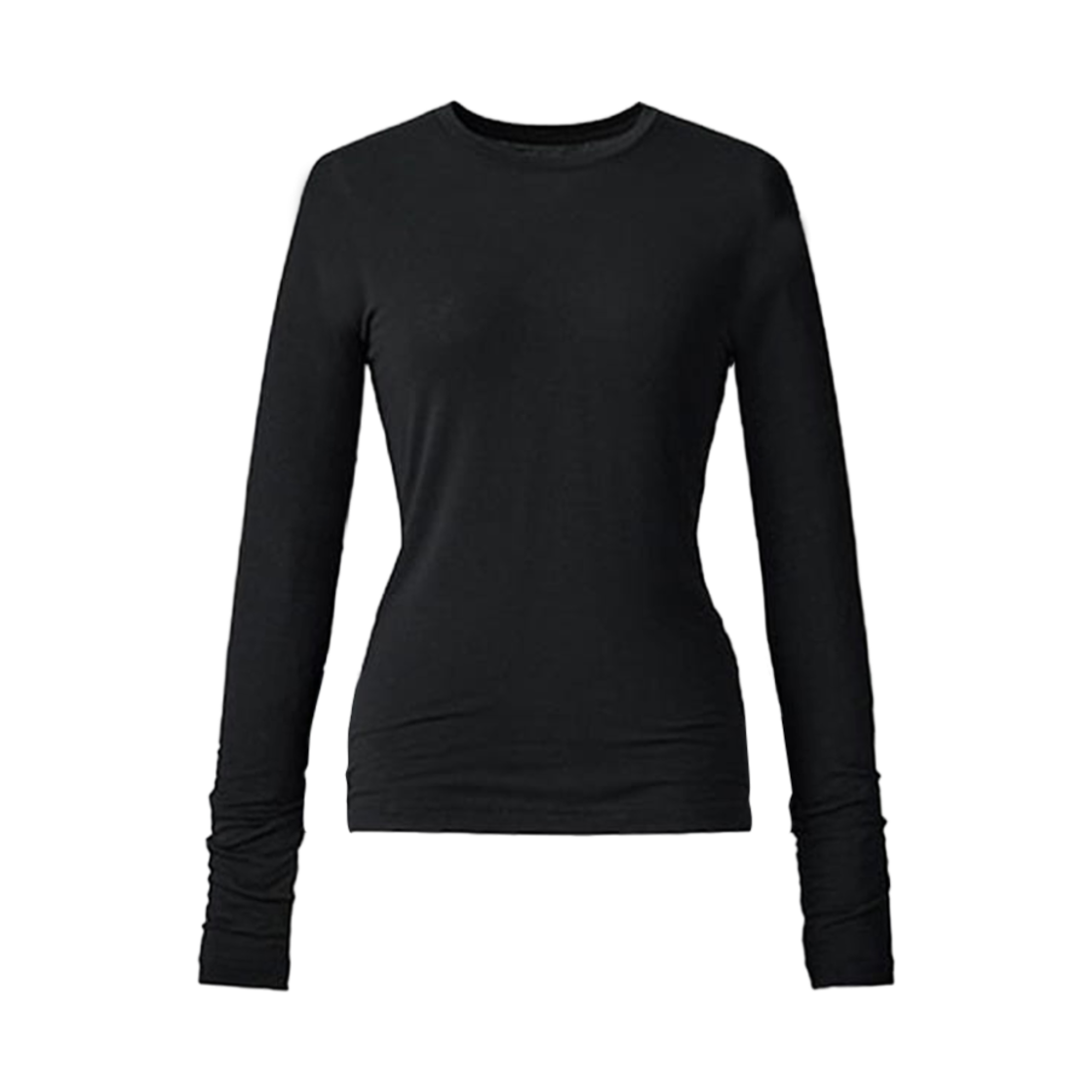 (W) 유니클로 C 히트텍 엑스트라 웜 캐시미어 블렌드 크루넥 롱슬리브 티셔츠 블랙 - KR((W) Uniqlo C Heattech Extra Warm Cashmere Blend Crew Neck Long Sleeve T-Shirt Black - KR) - 1