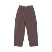(W) Mischief Rhombus Slouchy Washed Jeans Rose Brown