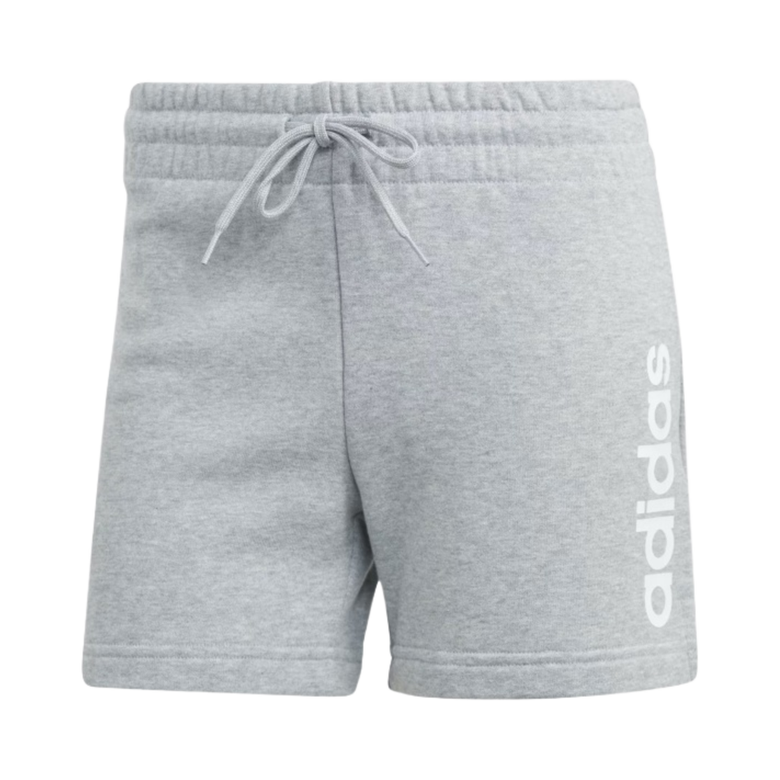 IC4443 (W) Adidas Essentials Linear French Terry Shorts Medium Grey Heather White - KR Sizing