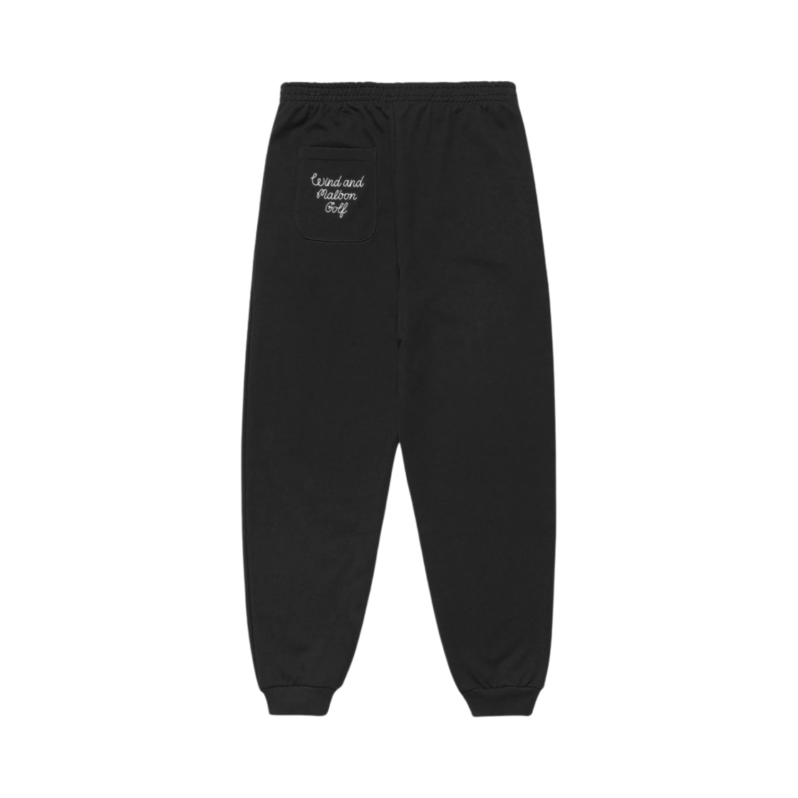 말본 골프 x 윈드 앤 씨 스웨트팬츠 블랙(Malbon Golf x Wind and Sea Sweatpants Black) - 2
