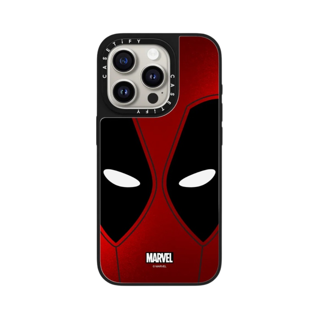 케이스티파이 x 데드풀 아이폰 마스크 맥세이프 미러 케이스 실버 블랙(Casetify x Deadpool iPhone Mask Magsafe Mirror Case Silver Black) - 2
