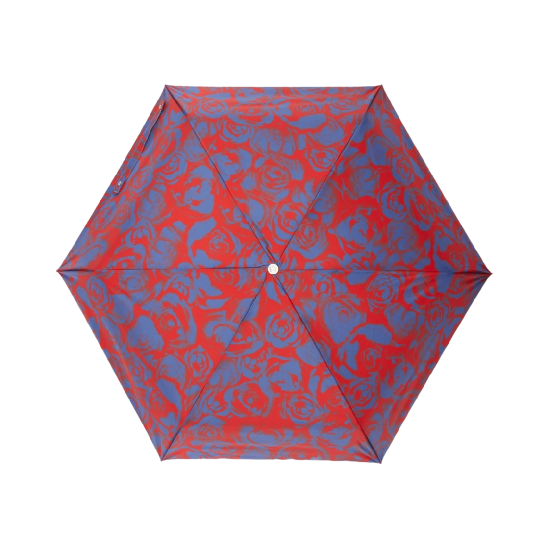 8080424 Burberry Rose Print Folding Umbrella Pillar