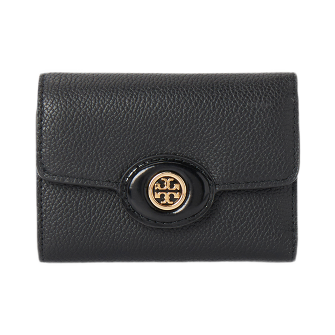 165002-001 Tory Burch Robinson Short Wallet Black