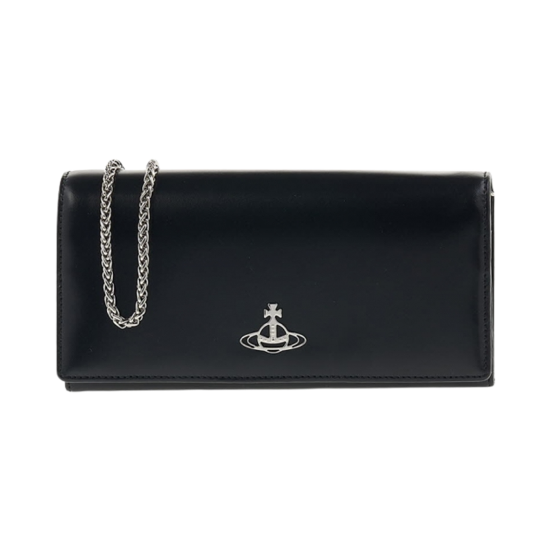 51030009-42096-N401 Vivienne Westwood Jordan Chain Wallet Black