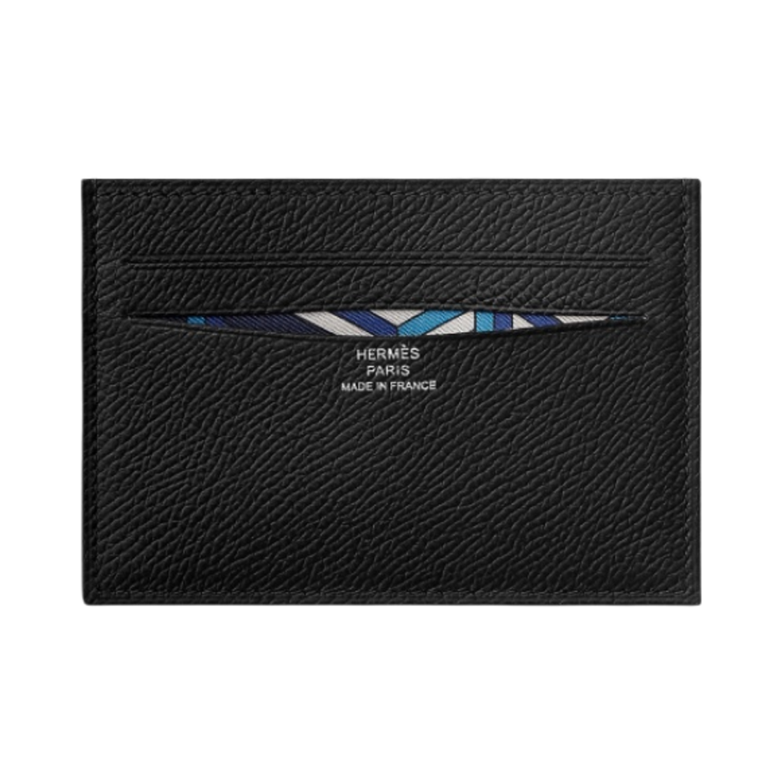 에르메스 시티즌 트윌 카드 홀더 앱송 & 누아 블루 뉘 블루 잔지바(Hermes Citizen Twill Card Holder Epsom & Noir Bleu Nuit Bleu Zanzibar) - 1