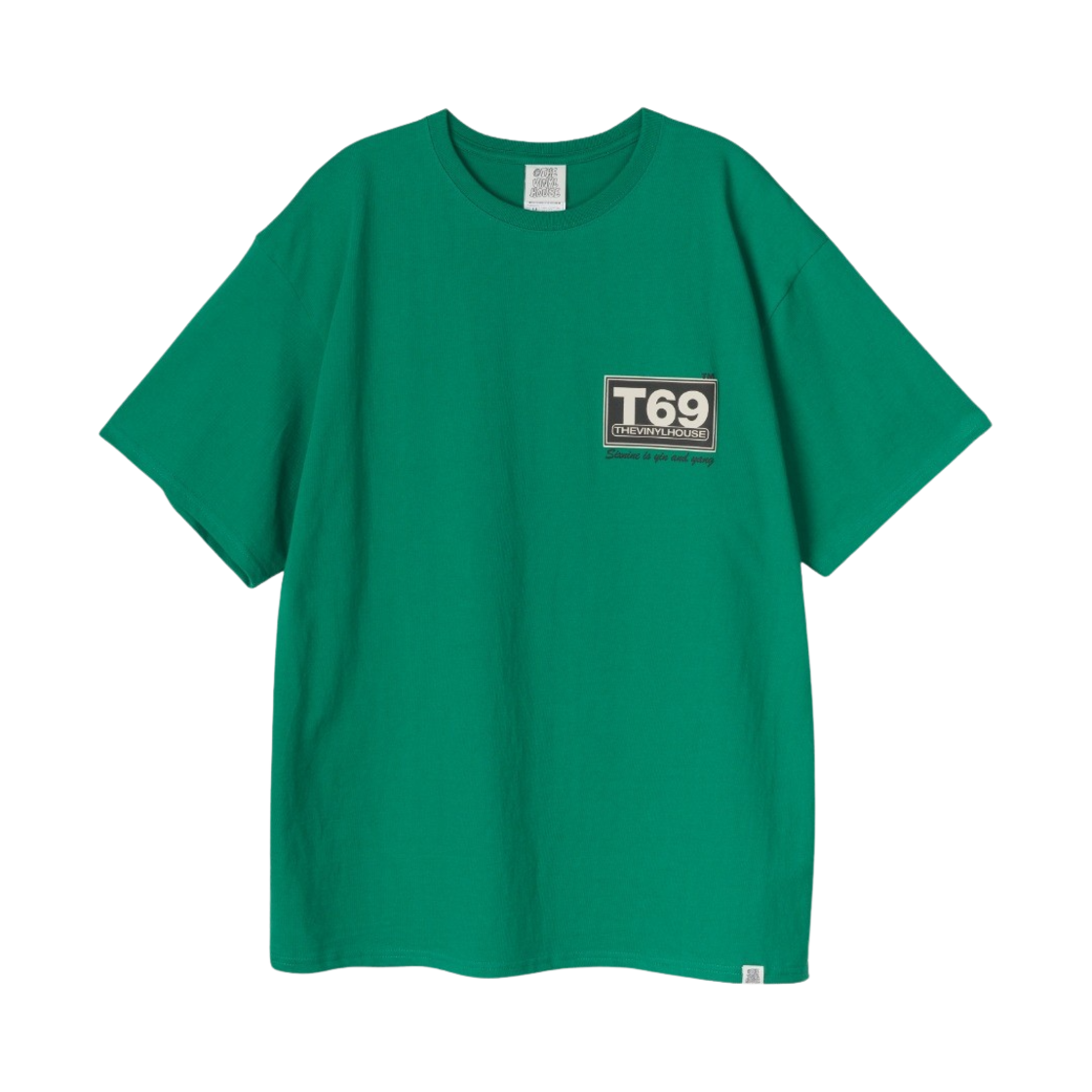 더바이닐하우스 T69 티셔츠 그린