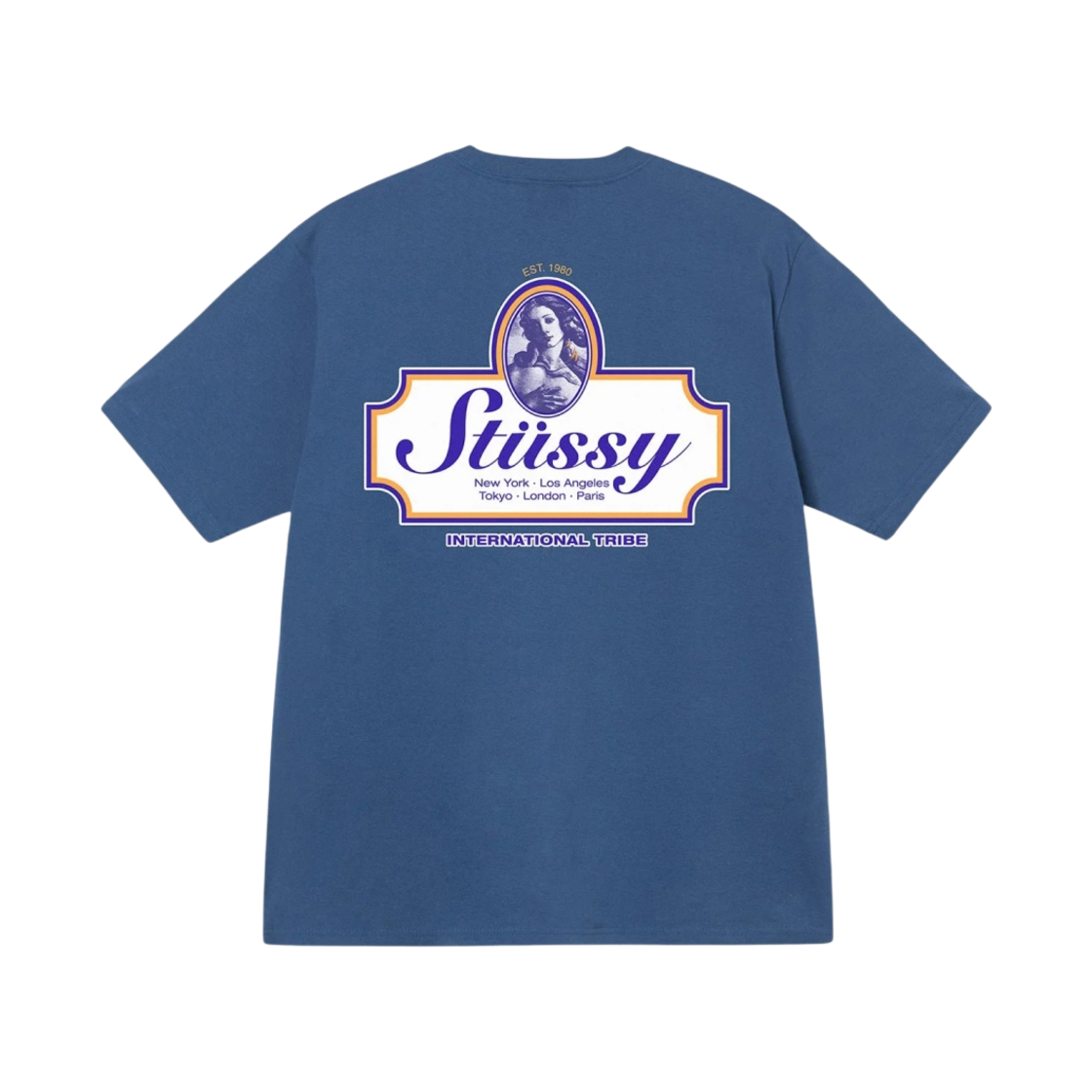 스투시 어센틱 티셔츠 미드나잇(Stussy Authentic T-Shirt Midnight) - 1